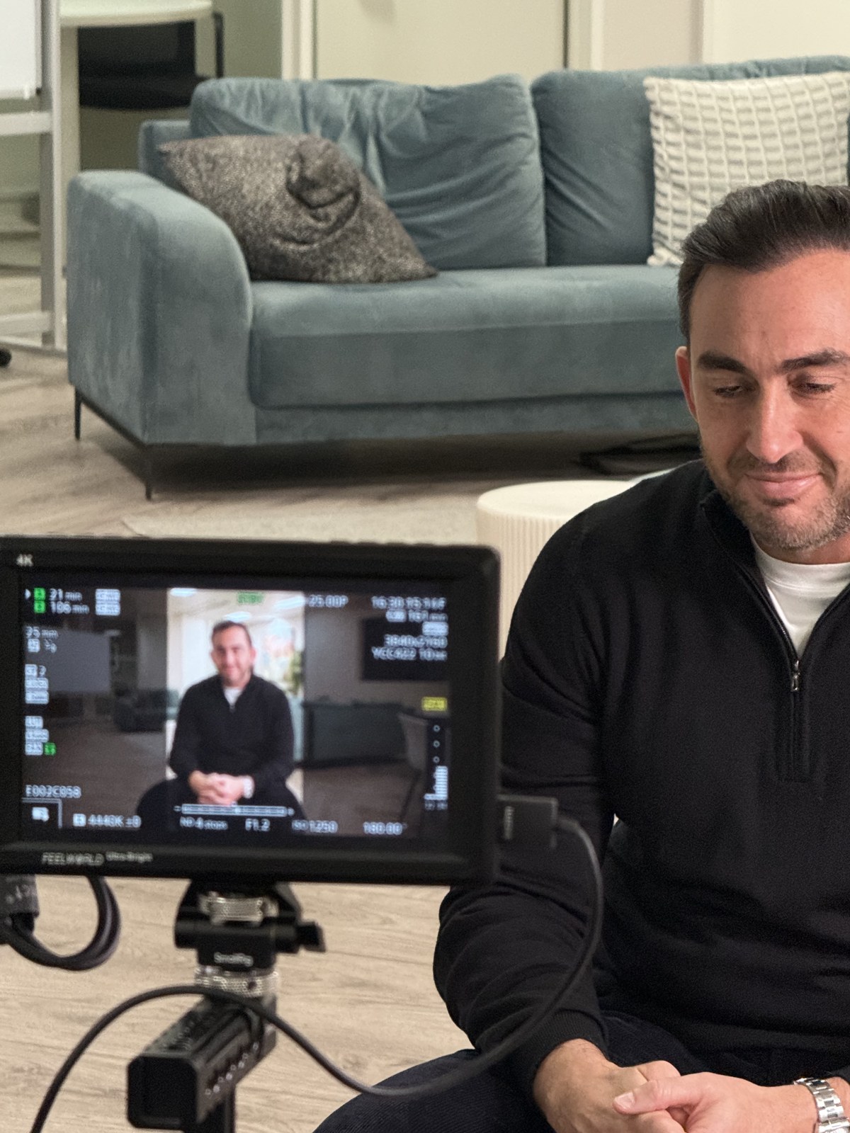 Behind the scenes on an Ingrained Digital video shoot